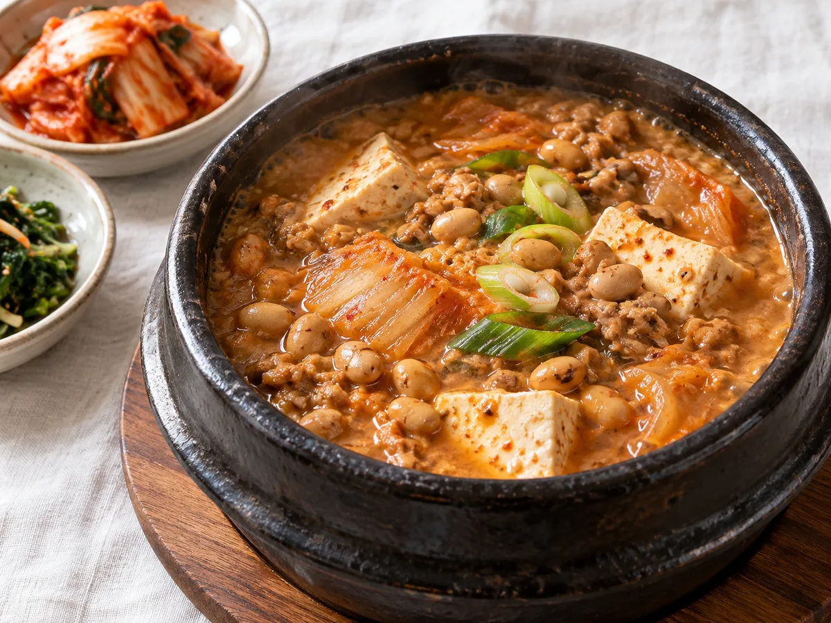 김치청국장 한 그릇