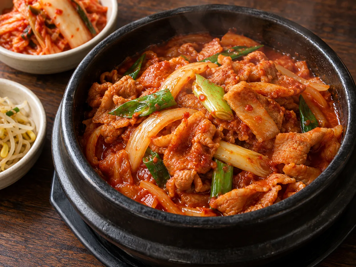 제육뚝배기 한 그릇