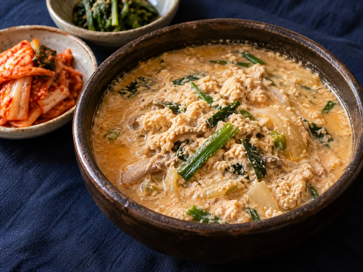 콩비지 한 그릇