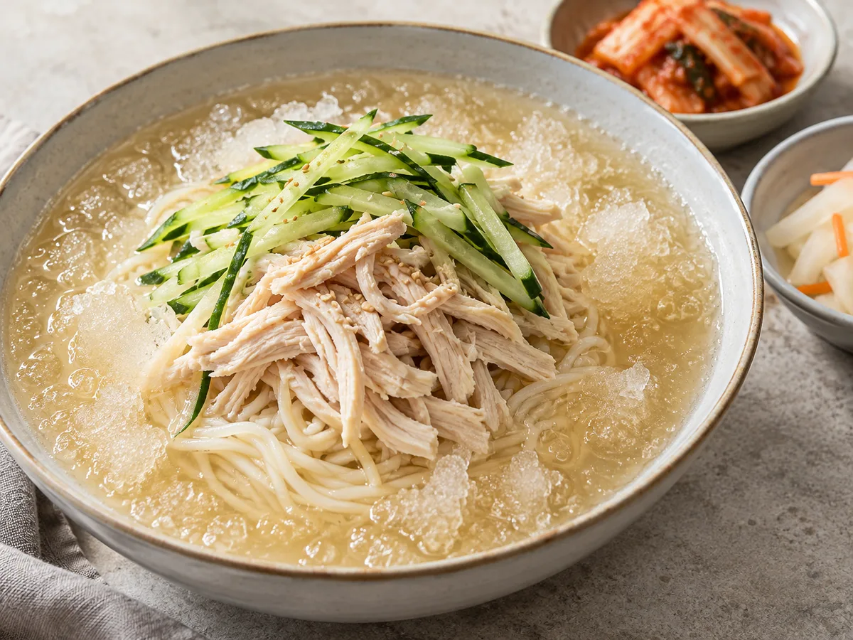 슬러시 초계국수 한 그릇