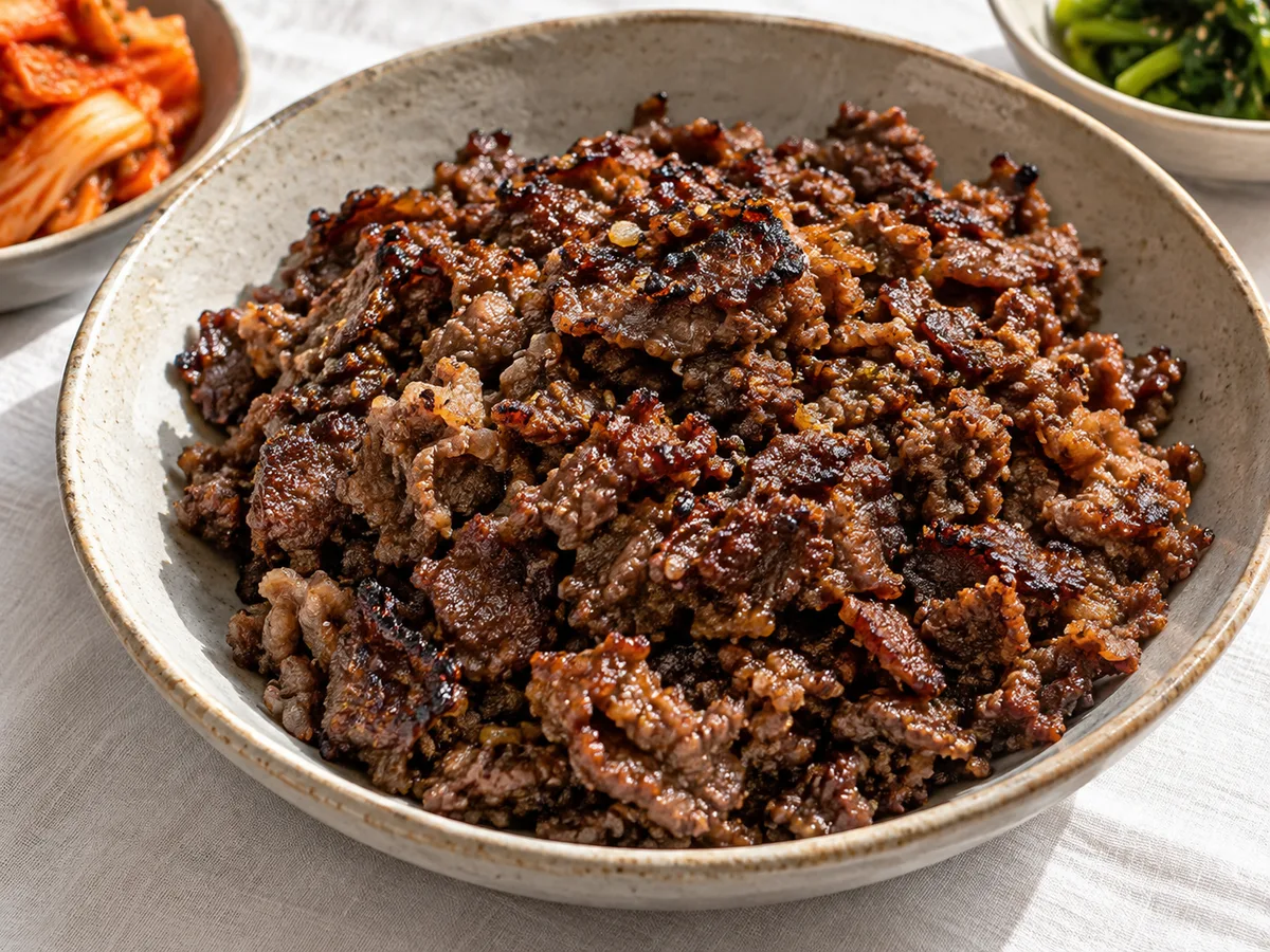 바싹 불고기 한 그릇