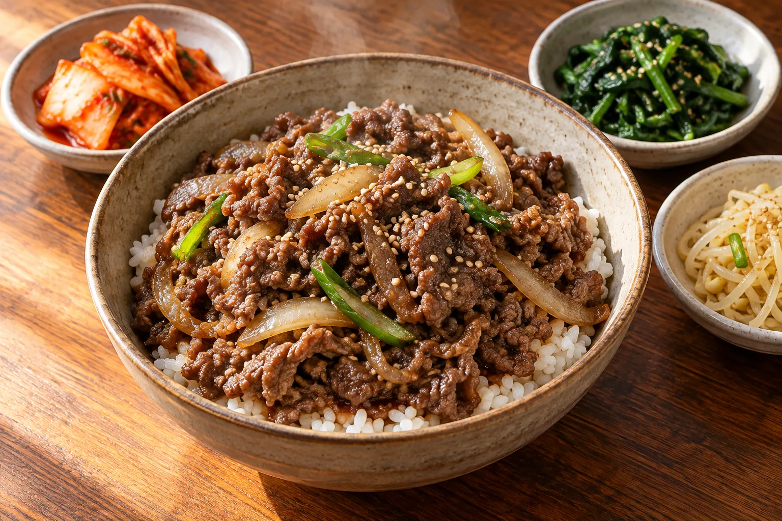 식탁에 차린 저녁 한 상